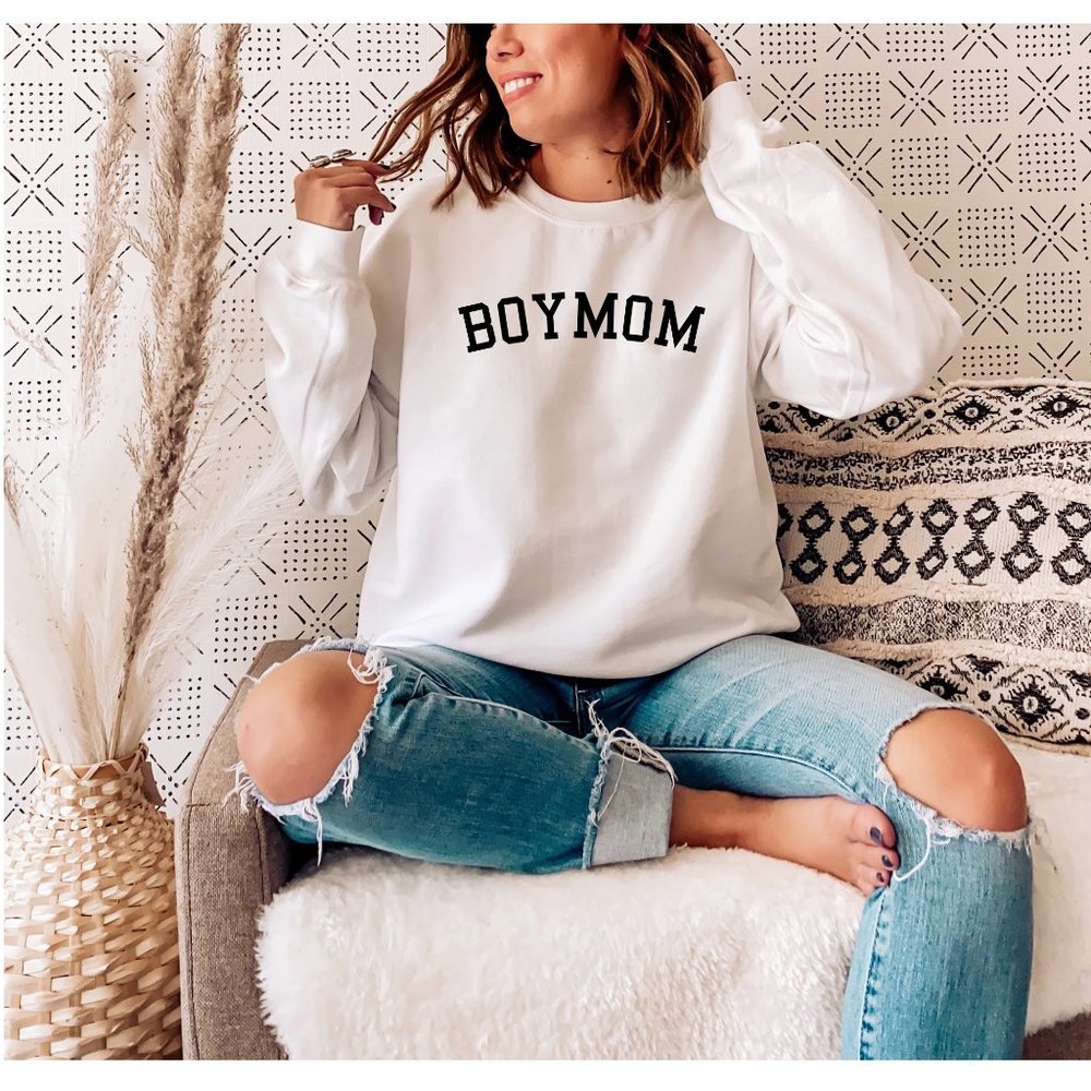 Boy Mom Sweatshirt | Mom Sweatshirt